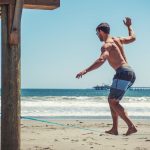 Photo Slackline, beginner