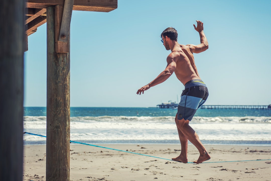 Photo Slackline, beginner